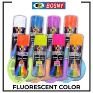 BOSNY FLUORESCENT SPRAY PAINT ACRYLIC LACQUER