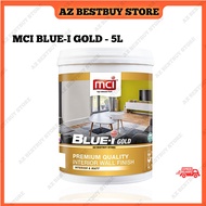 [Custom Made Any Color] 18 LITER MCI Blue-i Gold Emulsion Paint for Interior Cat Dinding Dalam Rumah Matt