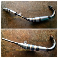 SUZUKI RGSPORT RGV120 SENAPANG OPEN RACING CHAMBER EXHAUST PIPE ON EKZOS RACING RGS RG SPORT RGV 120