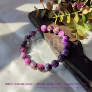 HOJB High Grade South Africa Royal Purple Sugilite 6A Beads Bracelet 10.5mm 聚寶軒优质南非皇家紫舒俱来"千禧之石"6A圆珠手