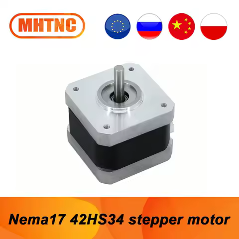 MHTNC 34mm Nema17 Stepper Motor 42 engine 0.24Nm 42HS34 36ozin 0.95A 5mm motor shaft 4-lead for CNC 