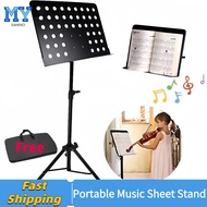 Portable Music Sheet Stand Lyrics Stand Heavy Duty Music Accessories Adjustable Folding Music Stand