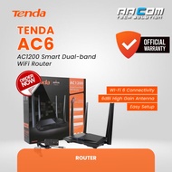TENDA AC6 DUAL BAND AC1200 MU-MIMO WiFi WIRELESS ROUTER AC 6 AC 1200