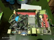 Biostar G41 Ddr3 duol core + ram 2 gb