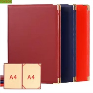 TOYBOX A4 Agreement Folder, PU Leather No Inserts Certificate Diploma Cover, Professional Reinforced