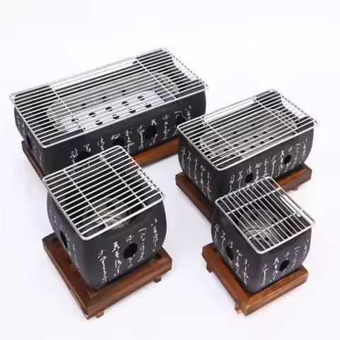 Aluminium Alloy Indoor Outdoor Bbq Stove Barbecue Tools charcoal grill Portable Japanese Bbq Grill K