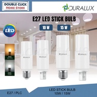 (Sirim) Duralux 10W/14W E27/PLC LED Stick Bulb LED Bulb (3000K/ 4000K/ 6500K) led bulb led light bul