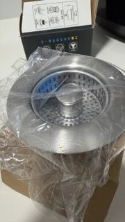 廚房水槽過濾網_不銹鋼_漏塞_彈跳芯過濾器洗碗池通用款洗菜盆漏水塞
