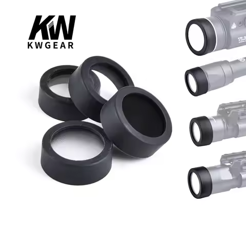 WADSN Tactical M300 M600 X300 X400V Protector Hunting Weapon light LED Flashlight Cover Custom Lens 