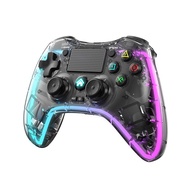 Wireless Controller P05 สําหรับ PS4 พร้อมทัชแพดไจโรหกแกนและปุ่มตั้งโปรแกรมได้ ตัวควบคุมโปร่งใสสําหรั