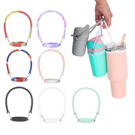 Water Bottle Handle - Silicone Water Bottle Sling, Carrier, Holder with Strap Compatible Stanley Cup