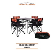 Meja Dan Kursi Lipat Dhaulagiri - Set 5 in 1 Untuk Camping Outdoor Dan Terevelling - Furniture
