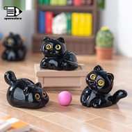 [GoodGirlm1] 5Pcs  Cat Resin Figurines Mini Cute Kitten Desktop Decor QQQ