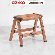 FIXSTEPS TANGGA ALUMINIUM 1 STEP MOTIF KAYU