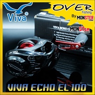 รอกหยดน้ำ วีว่า VIVA ECHO CASTING REEL ER100/EL100 (มีทั้งหมุนซ้ายและหมุนขวา)
