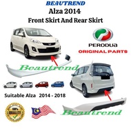 Perodua Alza Front Bumper Lower Skirt Lips Rear Bumper Lower Skirt Lips Original year 2014 2015 2016