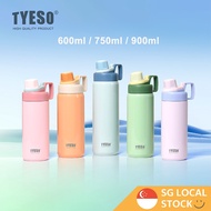 TYESO Thermal Tumbler Flask Vacuum Insulated Water Bottle | 600ml / 750ml / 900ml