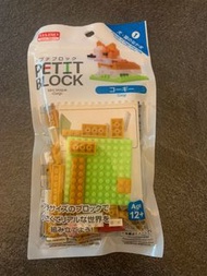 DAISO Petit Block : Mini bioque Corgi 可愛小狗哥基積木