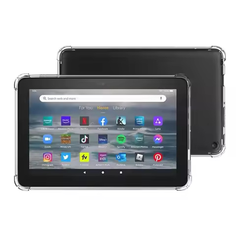 Transparent Case for Amazon Fire 7 tablet 7 Inch (2022 release) Clear TPU Cover Ultra-thin Protectiv