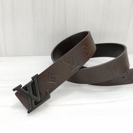Lv New Style Business Embossed High-End Belt Men's Trendy Casual Fashion Belt AK