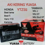 Aki Kering Yuasa Ytz5S Aki Kering Motor Vario/Mio J/Beat 100% Original