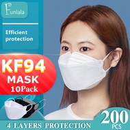 KF94 4Ply Layers Adult Mask Protective 200pcs Washable Mask Antivirus Mask Made In Korea 口罩