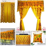 Argos Sunflower Yellow Design Curtain's