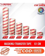 MASKING TRANSFER TAPE ( PROMO 20 cm) CLEAR MASKING LAMINATING BENING CUTTING STIKER