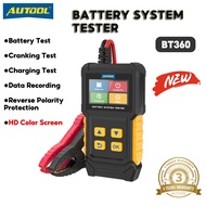 AUTOOL BT360 12V Car Battery Tester, Battery Analyzer Autumotive Battery Checker,  Battery Voltage, 