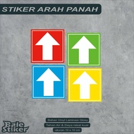 ARROW DIRECTION sticker, up and down stairs sticker