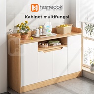 Homedoki Lemari Dapur Minimalis / Kabinet Dapur / Rak Serbaguna / Lemari Piring / Lemari Multifungsi