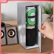 {halfa}  Portable USB Mini Fridge Dual-Use ABS Mini Heating Cooling Refrigerator Drink Cooler for Office