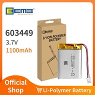 EEMB 1~10PCS Lithium Polymer Battery 3.7V 603449 Rechargeable 1100mah Lipo Batteries LP603449 603450
