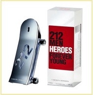 CAROLINA HERRERA 卡羅琳娜都會男香滑板香水 212 MEN HEROES FOREVER YOUNG EDT 90ML