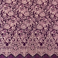 Code 6196 - Two Tone Semi-French Brocade Panel Fabric - Grade B - Length 2.7 m Width 1.5 m - Materia