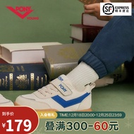 PONY KIDS SOHO-K童鞋男女运动鞋2023秋新款休闲鞋透气经典板鞋 234K1SO58NB 白/蓝 37(内长233mm)