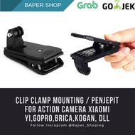 Clip Clamp Mount Penjepit Mounting Clip Action Camera Gopro Xiaomi Yi Kogan Brica Bpro Sjcam Yi Cam