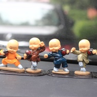Creative Home Desktop Decoration Cute Shaolin Drunk Fist Drunk Drunk Monk Little Novice Car Center C