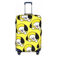 BT21 BTS Washable Travel Luggage Cover Funny Cartoon Suitcase Protector Fits 18-32 Inch Luggage