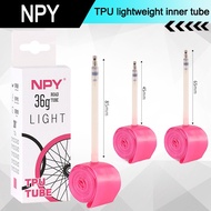 NPY road bicycle inner tube 700C/FV lightweight TPU inner tube Bike parts ultra light inner tube