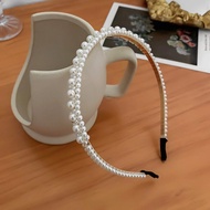 French Retro Pearl Headband Super Fairy Sweet Hair Band Ladies Thin Headband Fashion Accessories