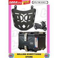 ( PACKAGE ) YHPRO HEAVY DUTY RACK + EMS TOP BOX ALLOY 45L WITH BACKREST FOR ARIIC 318GT SPECIAL PROM
