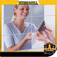 Kings - 5323 Mirror Wall Sticker Glass Sticker/Bathroom Wall Mounted Mirror/Mirror Wall Sticker