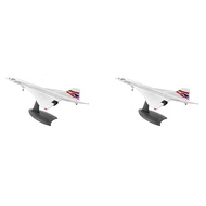 [WSU Store] Exclusive2X 1/200 Concorde Supersonic Passenger Aircraft Air British Airways Model for S