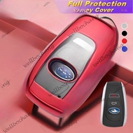 【Mr.Key】New Subaru Remote Key Case Cover Shell Fob Keychain for XV Forester Legacy Impreza Trezia BR