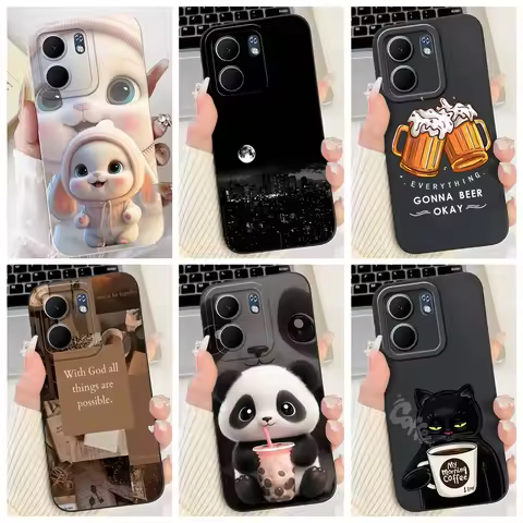 For Oppo A5x A5 4G 5G A5 Pro / Oppo K13x 5G Phone Case Soft Silicone Back Cover Cartoon Cat Landscap