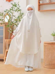 GAMIS PUTIH GAMIS ANAK SET JILBAB FK GAMIS MANASIK HAJI