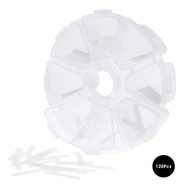 120Pcs Ingrown Toenail Straightening Clip Ingrown Toenail Correction Elastic Patches Paronychia Acro