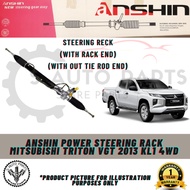 MITSUBISHI TRITON VGT 2013 KL1 4WD POWER STEERING GEAR RACK -BRAND 100%  ANSHIN