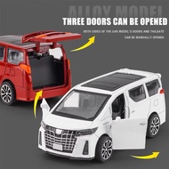 1:36 Alphard MPV Metal Alloy Toys Car Model Diecast Vehicle For Boys Kids Simulation Gift Hobbies Co